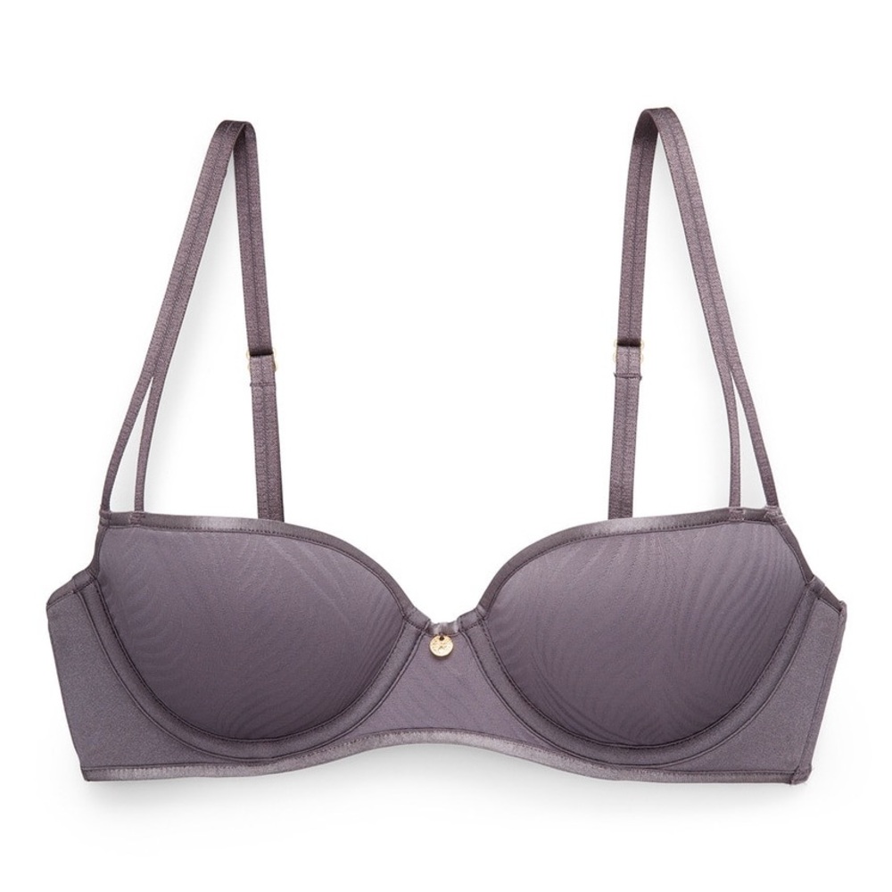 Natori  Bare Touch T-Shirt Spacer Bra 36C Color: GUNMETAL